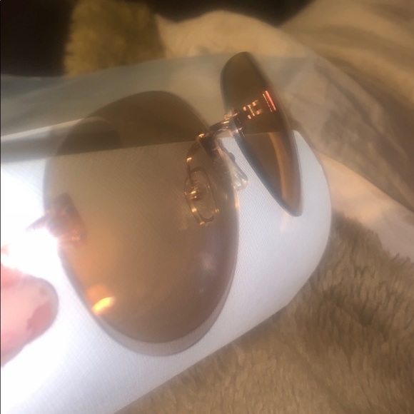 Michel Kors Barcelona 58mm pilot sunglasses new in case main image 5